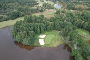 Les Bordes (Old) 8th Green Aerial